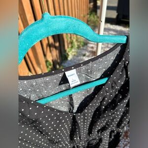 Old Navy Polka Dot A-Line Midi V-Neck Dress